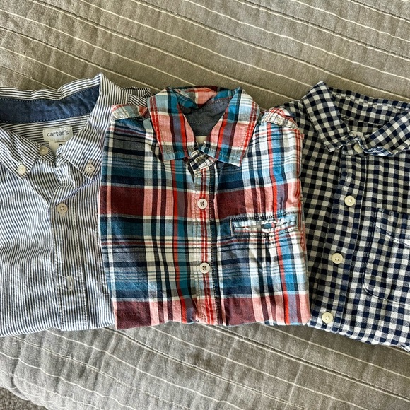 Boys button down lot (3) Carter’s (8), Tucker & Tate (S), Gap (6-7) - Picture 1 of 7